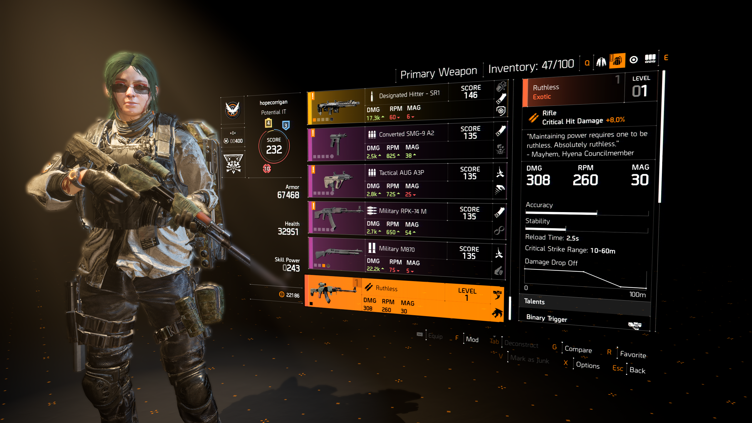 The Division 2 Exotics image of The Division 2 Exotics