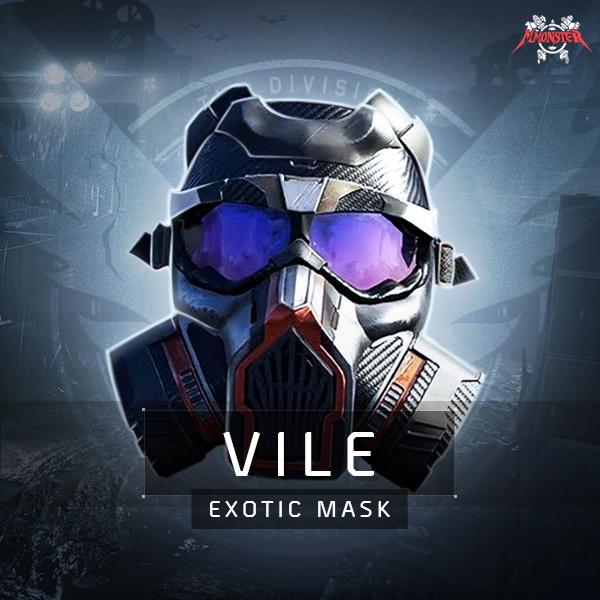 ankomst Wedge software Buy Vile Exotic Mask Farm Boost | Best EU/US Division 2 Carry