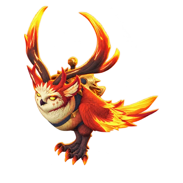 Anu'relos, Flame's Guidance, the fiery antlered flame spirit from Mythic Fyrakk in Amirdrassil.