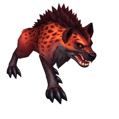 Hyena in WoW Forever, the look of Scarlet Tracking Hound, Scarlet Hound, Tracking Hound