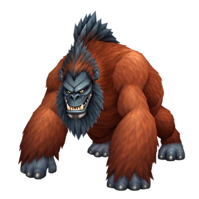 Kurmokk, a Gorilla hunter pet in WoW Forever