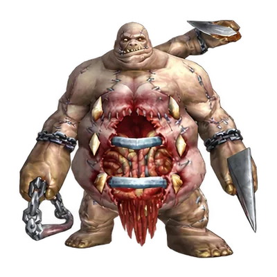 Flesh Golem, a trash mob in Ruins of Lordaeron, WoW Forever