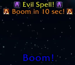 Large DBM raid warnings in the middle of the screen