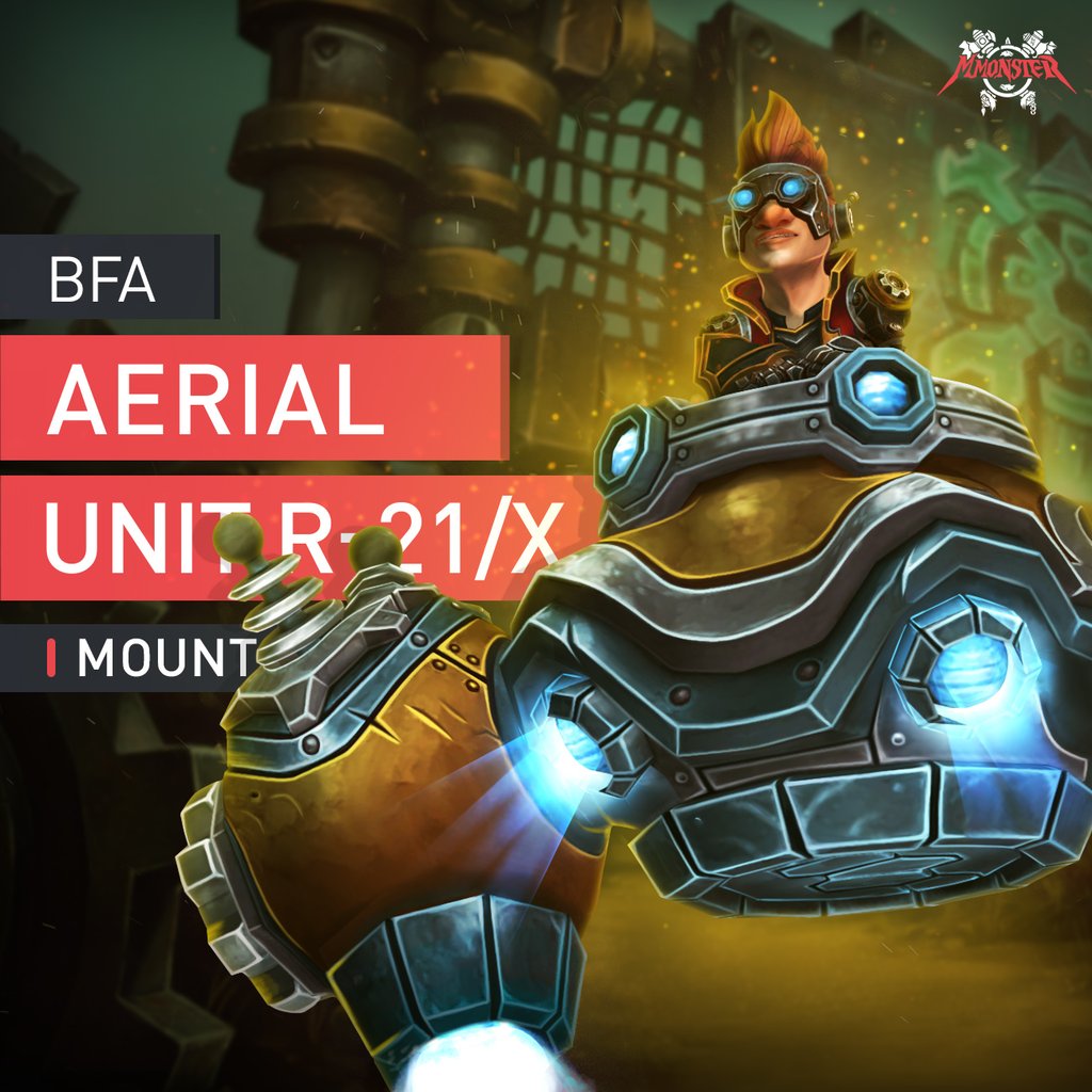 Buy Aerial Unit R-21/X Mount Boost | Best WoW Mounts Farm Service