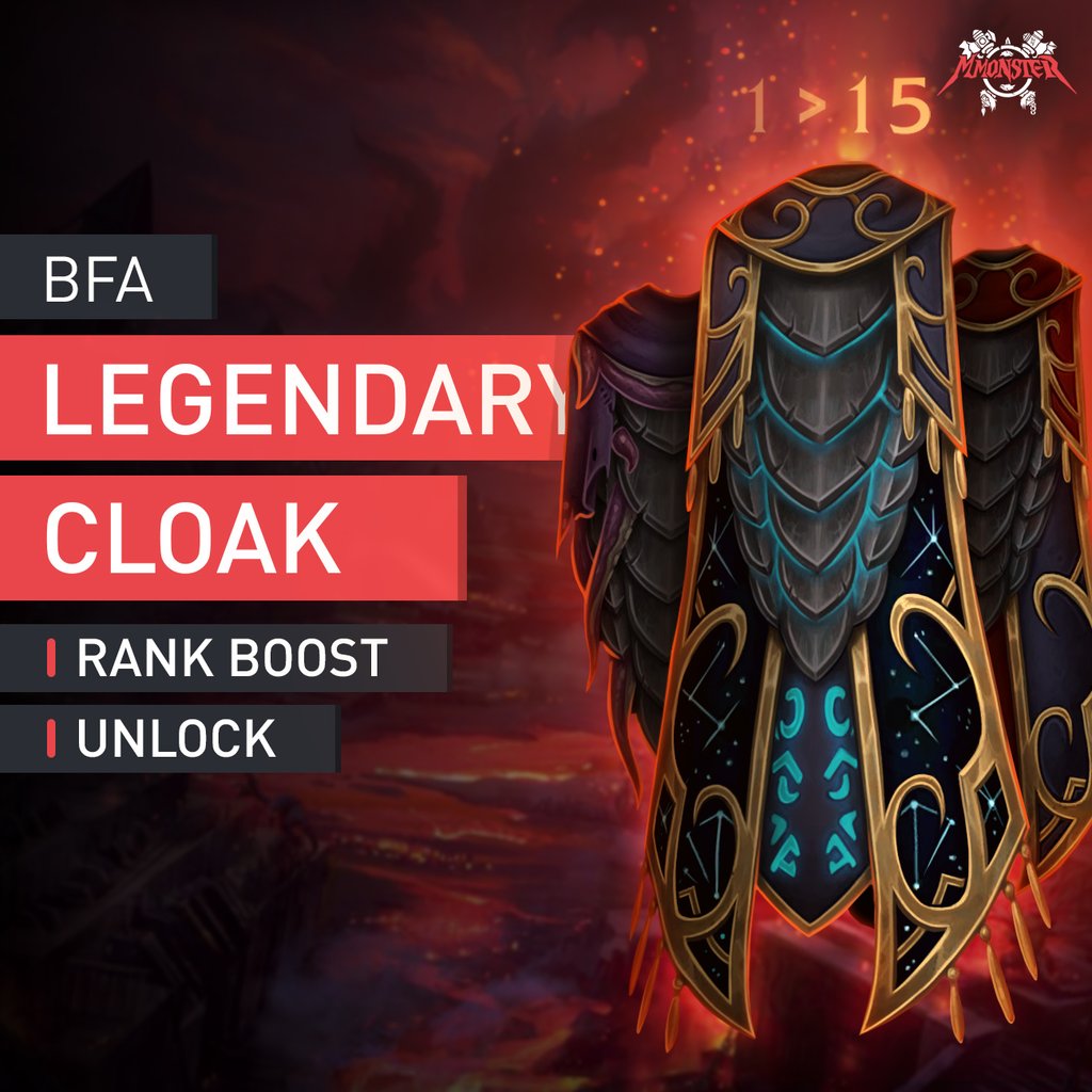 Legendary Cloak Rank Leveling Boost