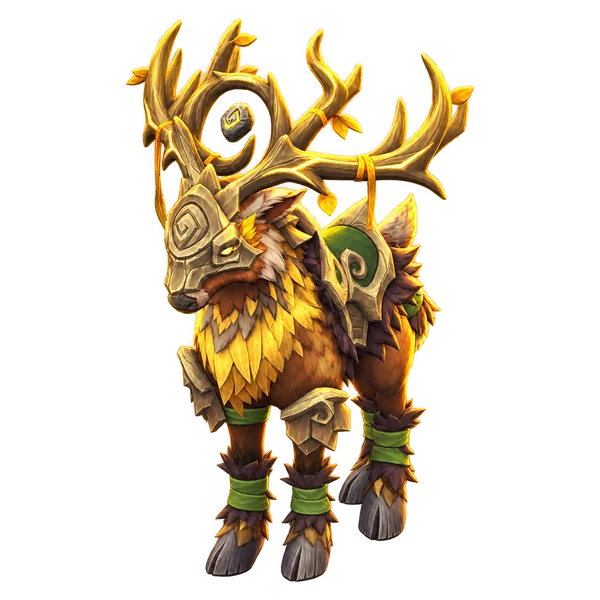 Suntouched Dreamstag, a World of Warcraft mount.