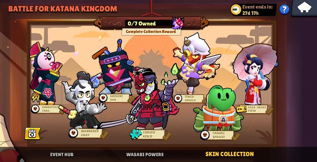 Brawl Stars Katana Kingdom event image of Brawl Stars Katana Kingdom event