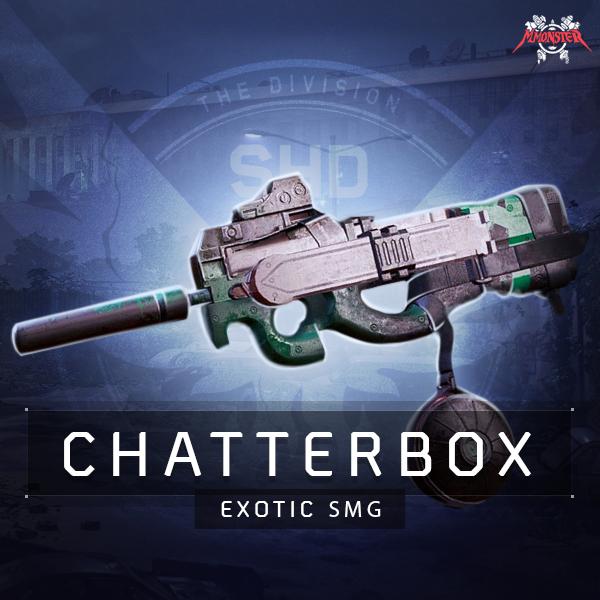 The Chatterbox Exotic SMG Weapon Farm Boost