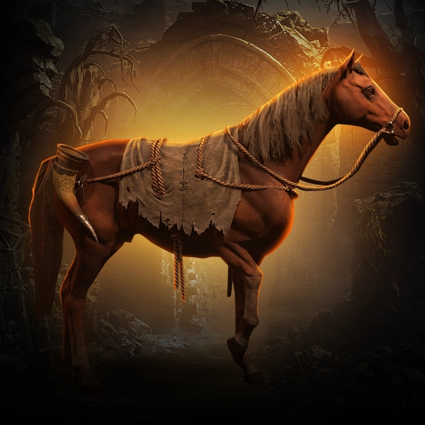 Blood Bay Steed Mount in Diablo 4