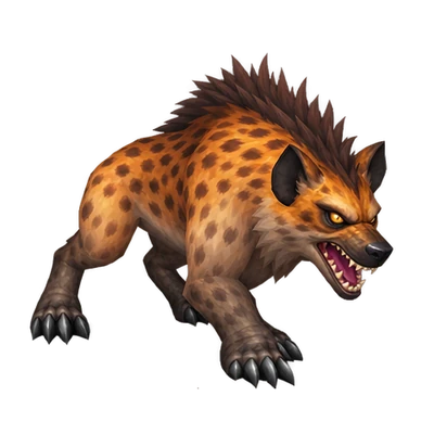 Hyena in WoW Forever, the look of Blisterpaw Hyena