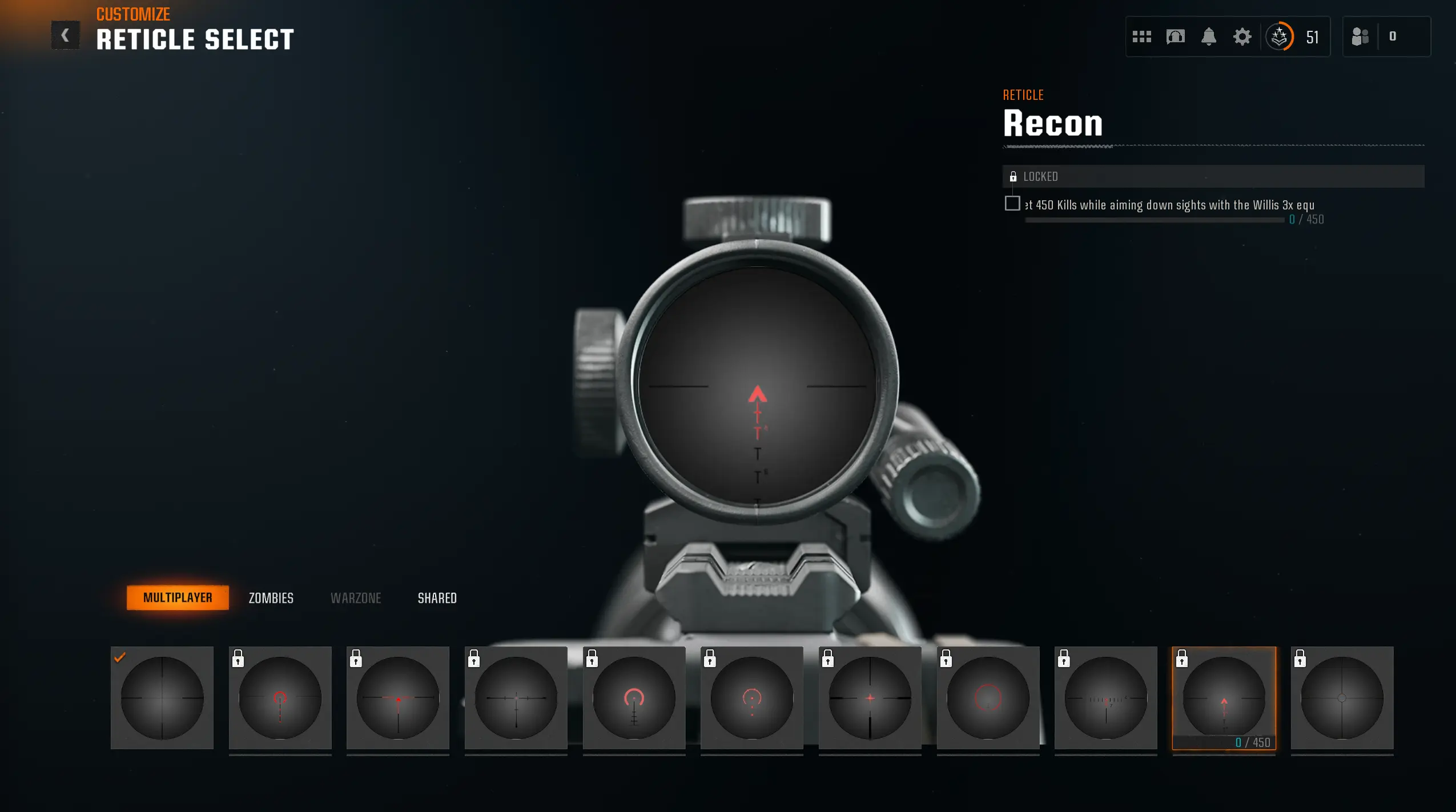 reticles