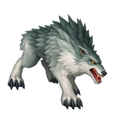 Gray Forest Wolf, a Wolf hunter pet in WoW Forever