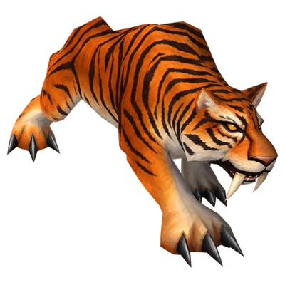 Cat in WoW Forever, the look of Durotar Tiger, Young Stranglethorn Tiger, Stranglethorn Tiger and 9 more