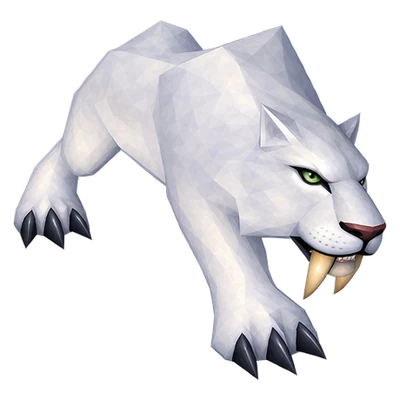 Cat in WoW Forever, the look of Frostsaber Cub, Frostsaber Huntress, Frostsaber Stalker