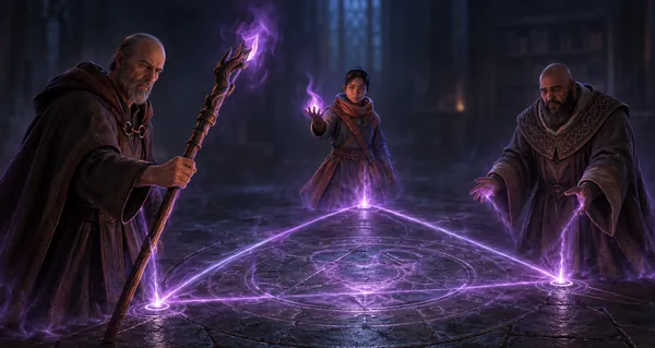 The three Echoes of the Unlucky Council in Diablo 4