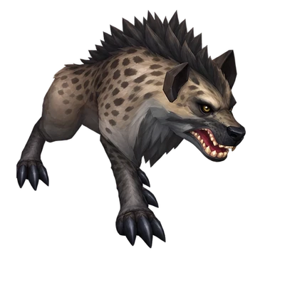Hyena in WoW Forever, the look of Galak Packhound, Starving Bonepaw, Bonepaw Hyena and 2 more