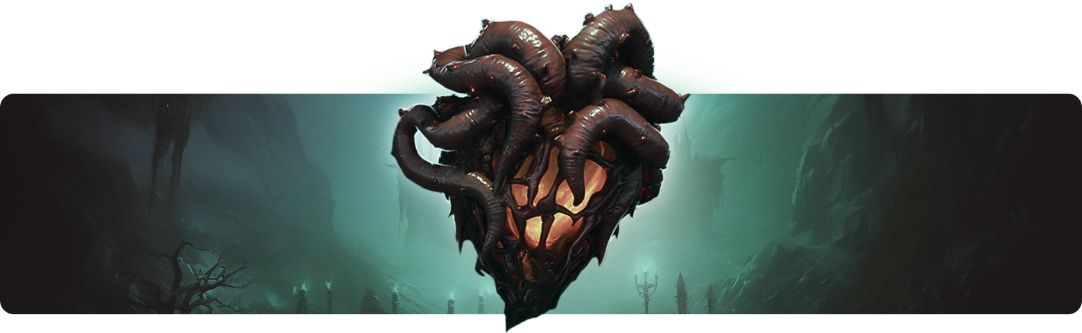 Diablo 4 Items - 2,000x Malignant Heart - Season 11 S11 Softcore Varshan Boss Materials, PC/Console