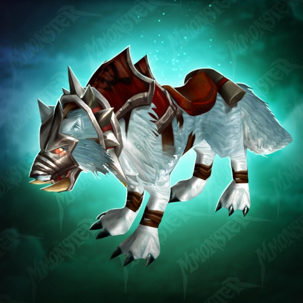 White War Wolf Mount