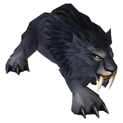 Humar the Pridelord, a Cat hunter pet in WoW Forever