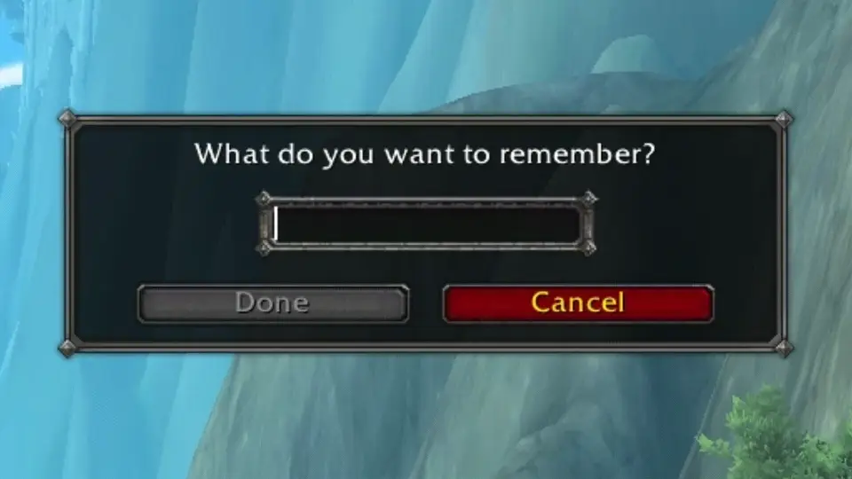 Animation: writing a note and choosing a mood for a player