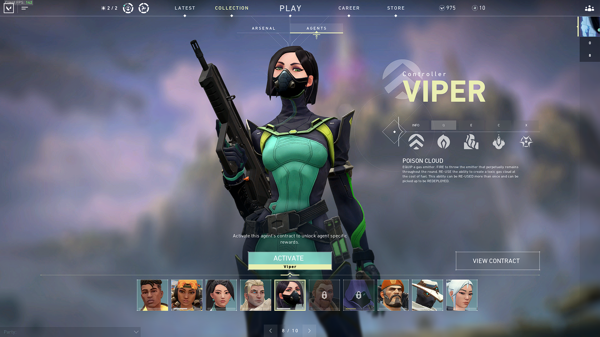 Viper from Valorant image of Viper from Valorant