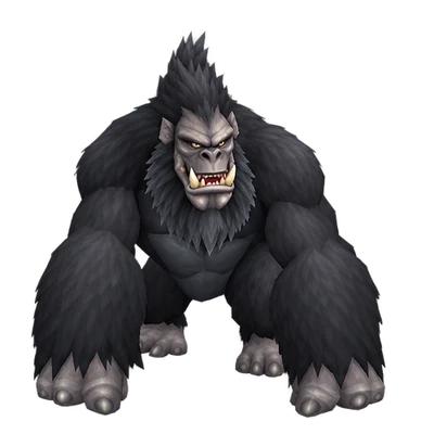 Gorilla in WoW Forever, the look of Jungle Thunderer, Konda, Skymane Gorilla