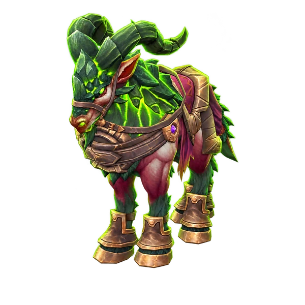 Bleakhoof Ruinstrider, a World of Warcraft mount.