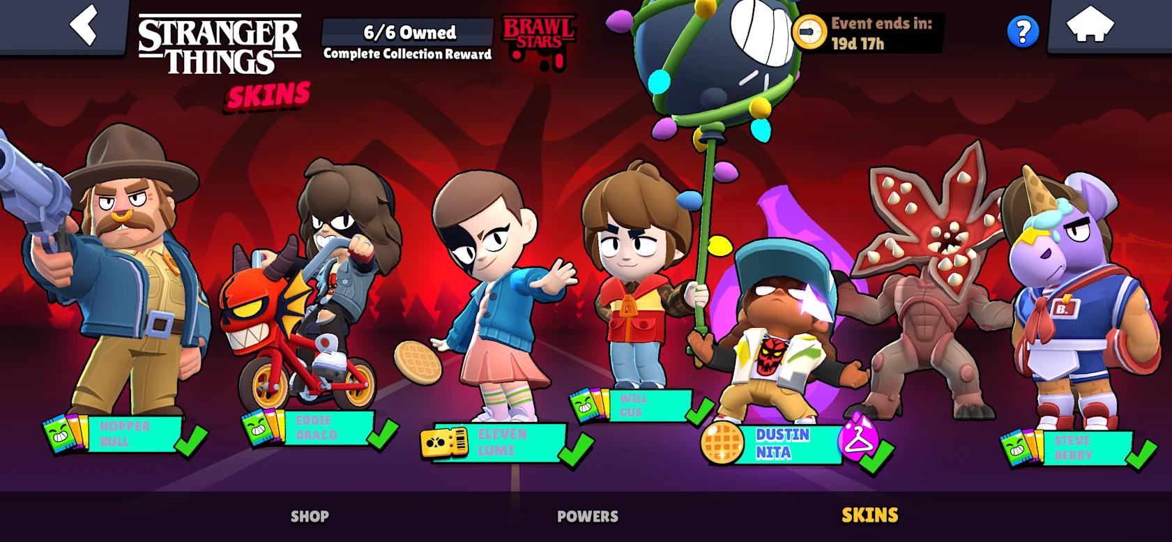 image of Brawl Stars Stranger Things