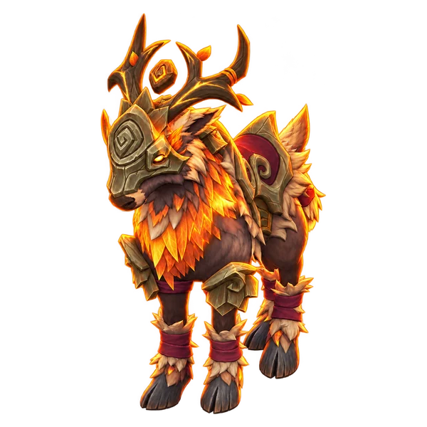 Rekindled Dreamstag, a World of Warcraft mount.