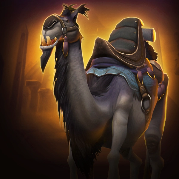 Reins of the Grey Riding Camel Mount
