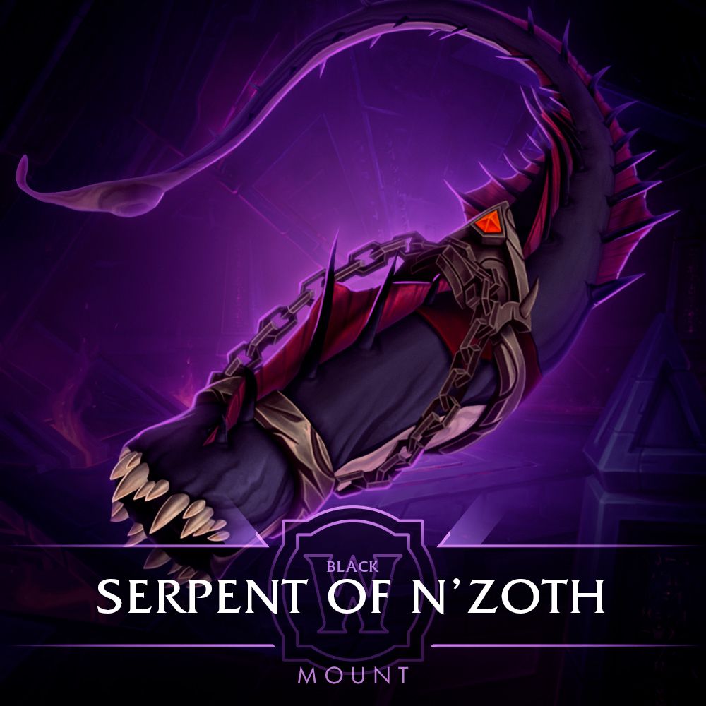 Buy Black Serpent of N'Zoth Mount Boost EU/US WoW Mounts Farm Service