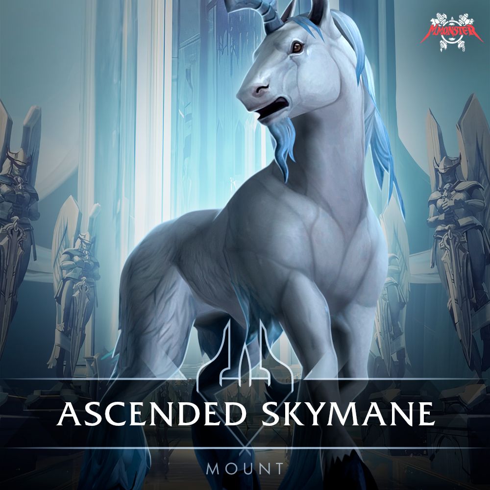 Buy Ascended Skymane Mount Boost Best WoW Shadowlands Mounts Farm Service